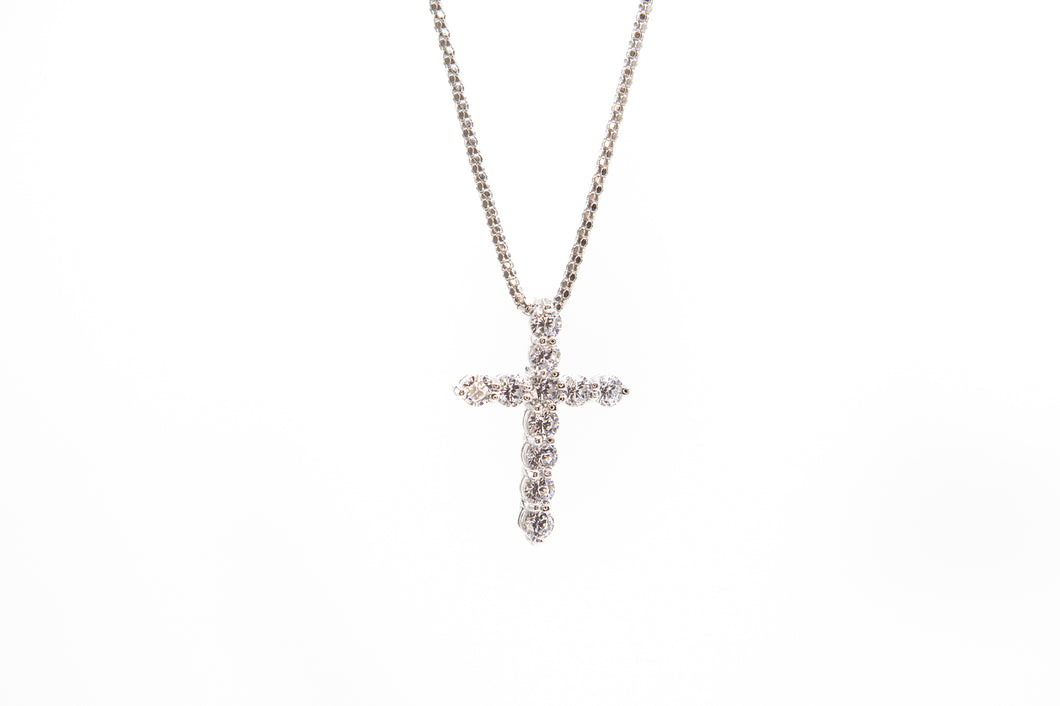 Small Crystal Stone Cross