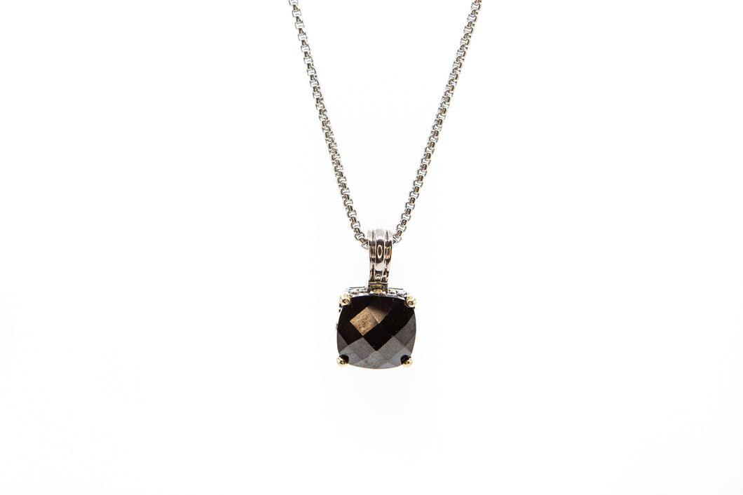 Black Onyx Pendant Necklace