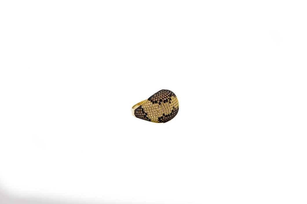Leopard Dome Ring