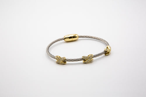 Two Tone High End Designer Bracelet