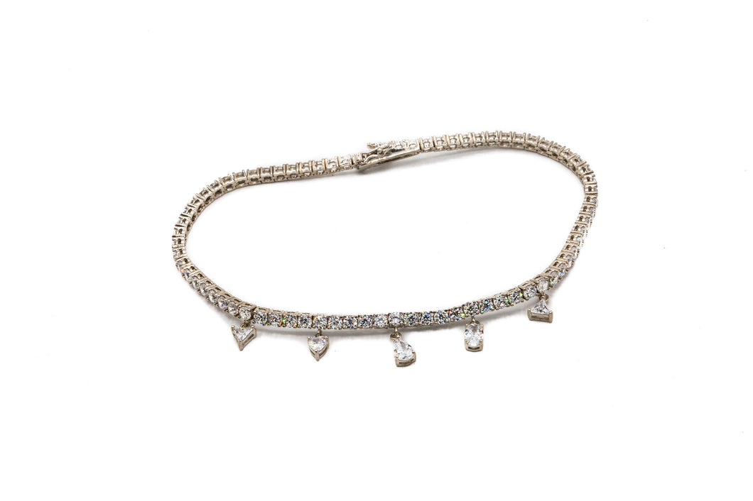 Tennis Charmed Ankle Bracelet