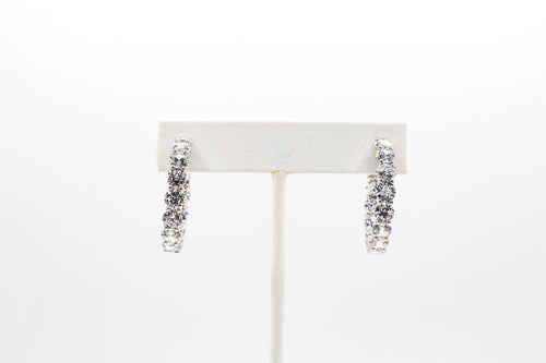 Swarvoski Crystal Small Hoop Earring