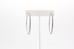 Swarvoski Crystal Hoops Earring