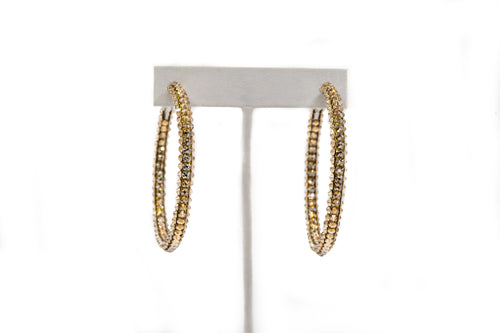 Swarvoski Crystal Amber Stones Earring